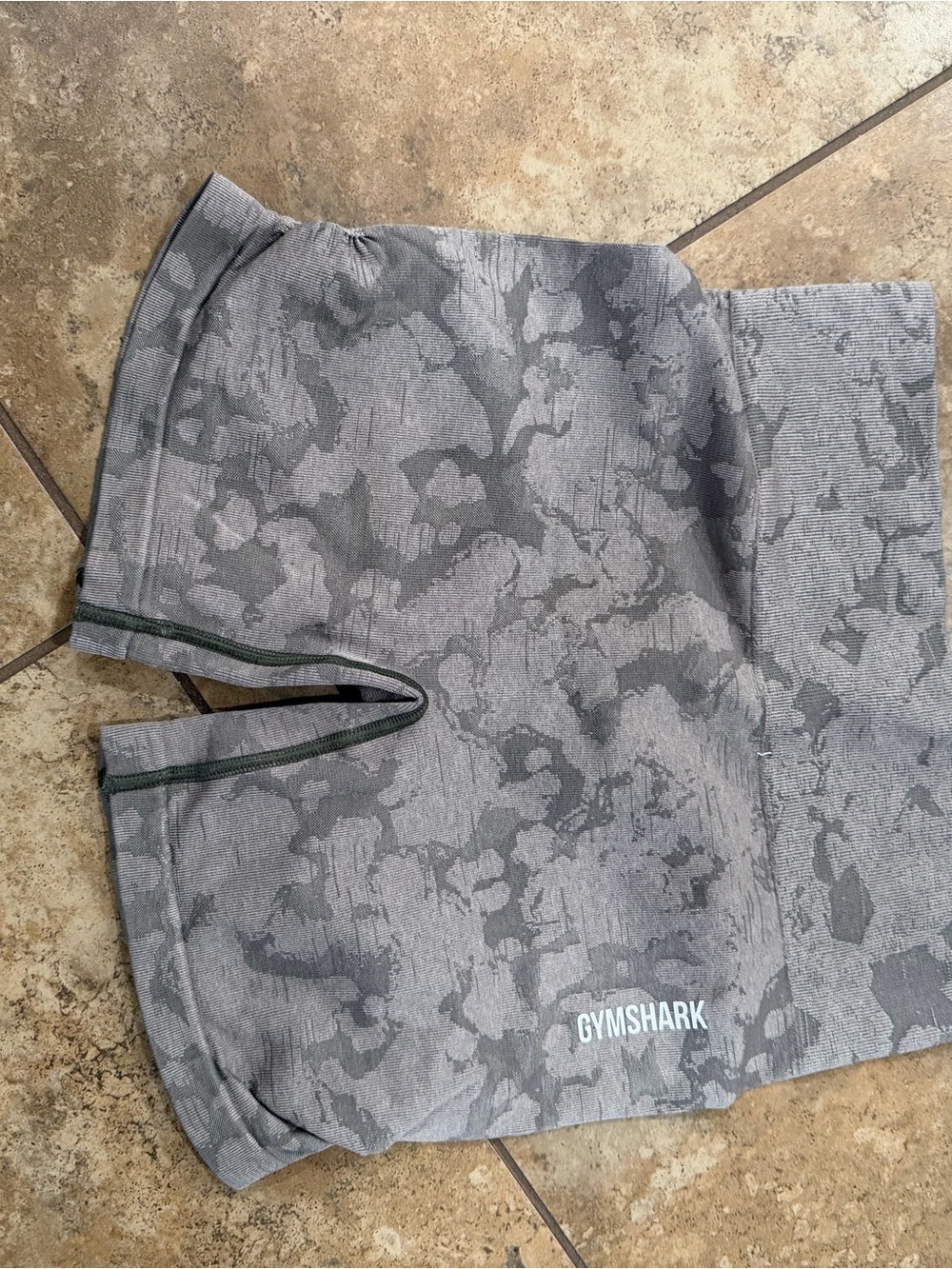 Gymshark Men's Gray Camouflage Seamless Training Shorts